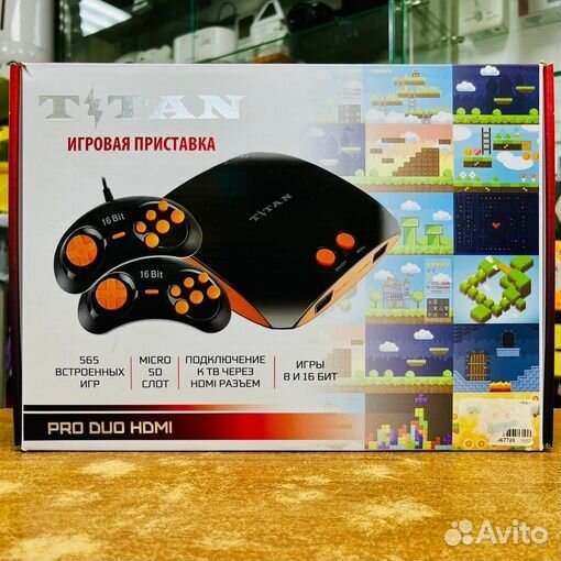 Игровая приставка titan PRO DUO hdmi 565 Игр