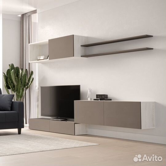 Тумба Толга-203qh латте прикроватная