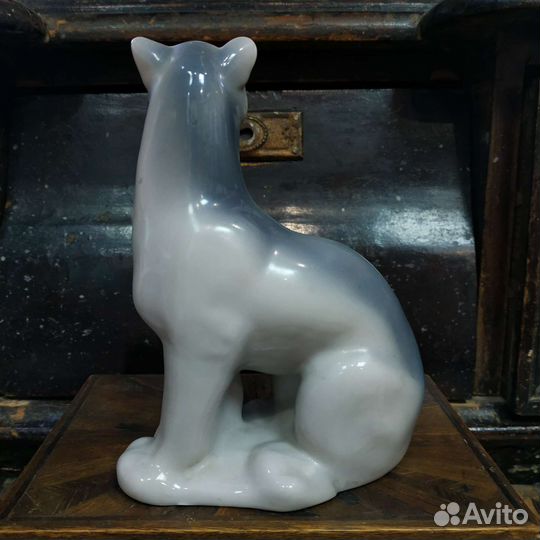 Фигурка рысь пантера пума производство СССР