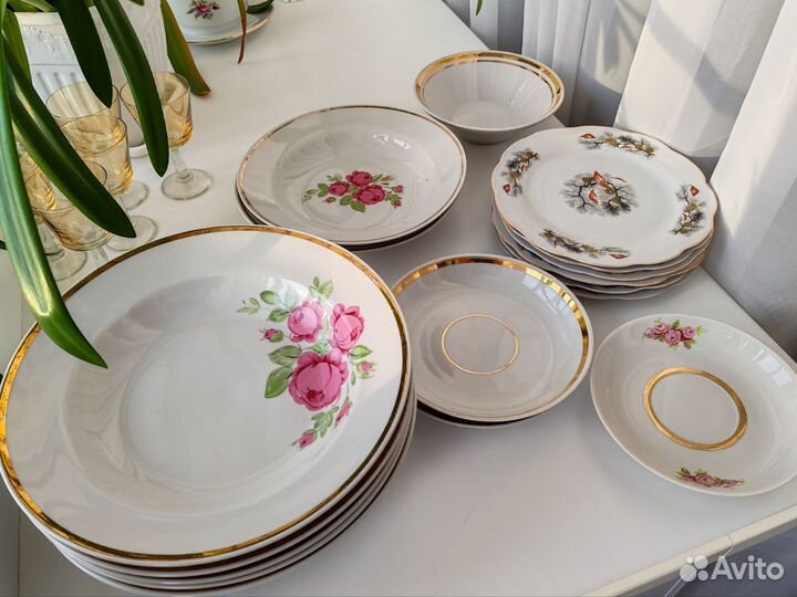 Тарелки блюдца фарфор СССР