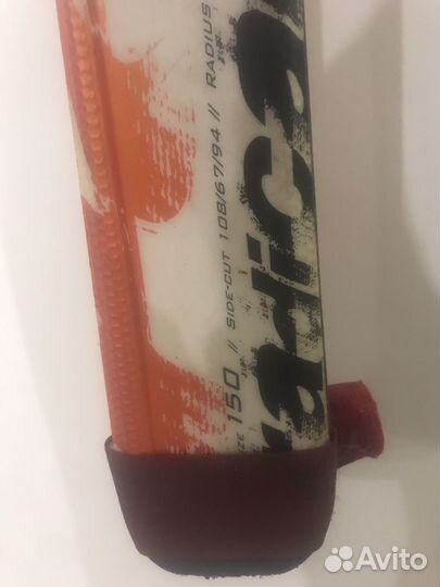 Rossignol racing radical j, 150 см горные лыжи