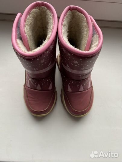 Сапоги зимние для девочки 25