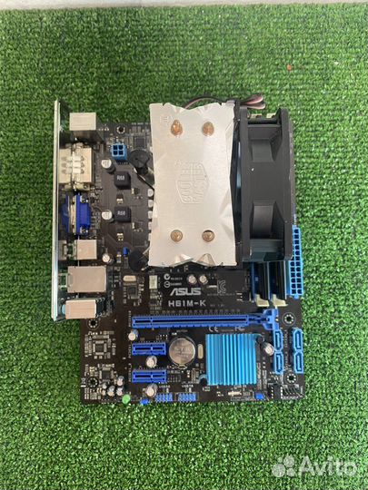 Материнская плата с процессором и памятью 1155