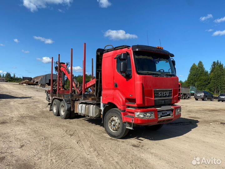 Лесовоз (сортиментовоз) Sisu C500 с КМУ Epsilon, 2008