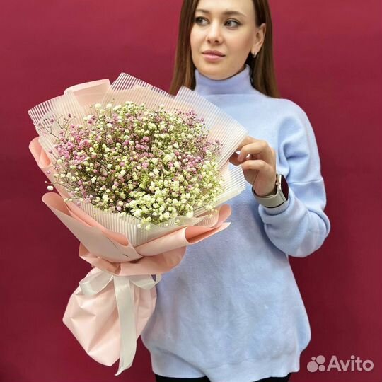Букет Воздушная гипсофила