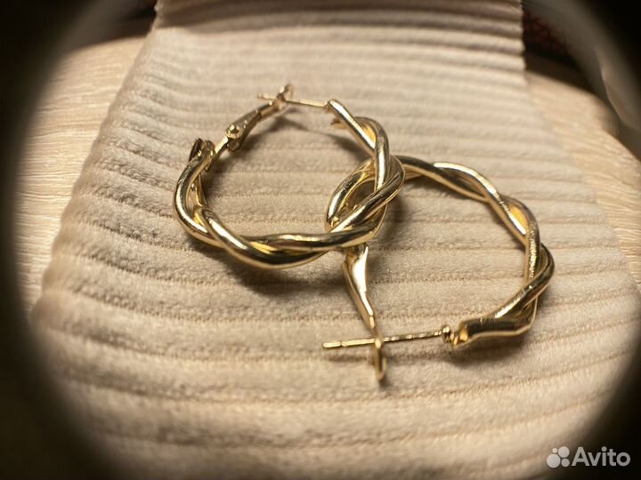 Серьги жгуты
