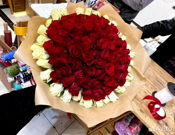 Букет роз 101 роза с доставкой