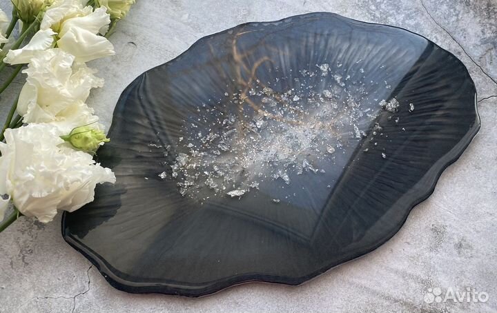 Поднос из эпоксидной смолы