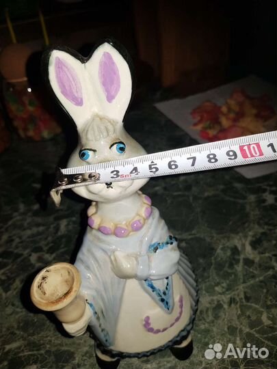 Заяц- подсвечник