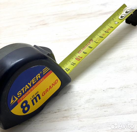 Рулетка строительная Stayer, 8 метров