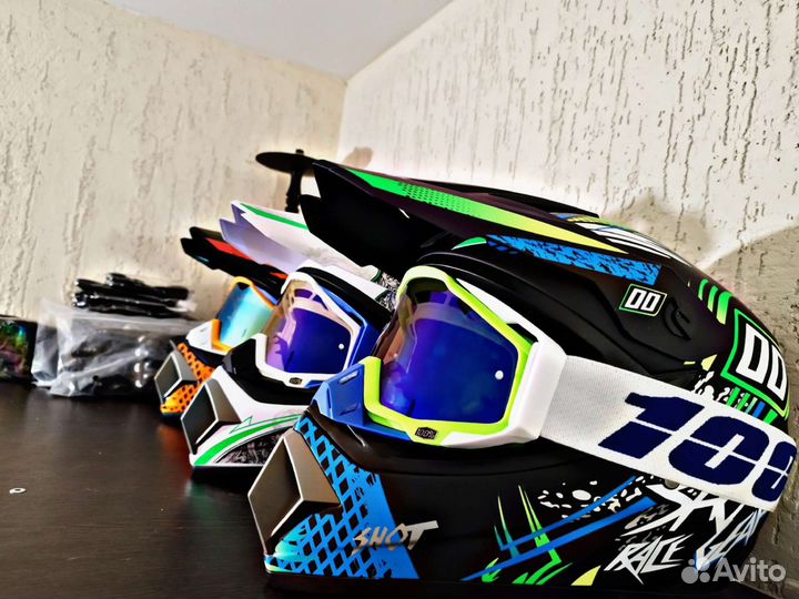 Очки для мотокросса/эндуро 100%