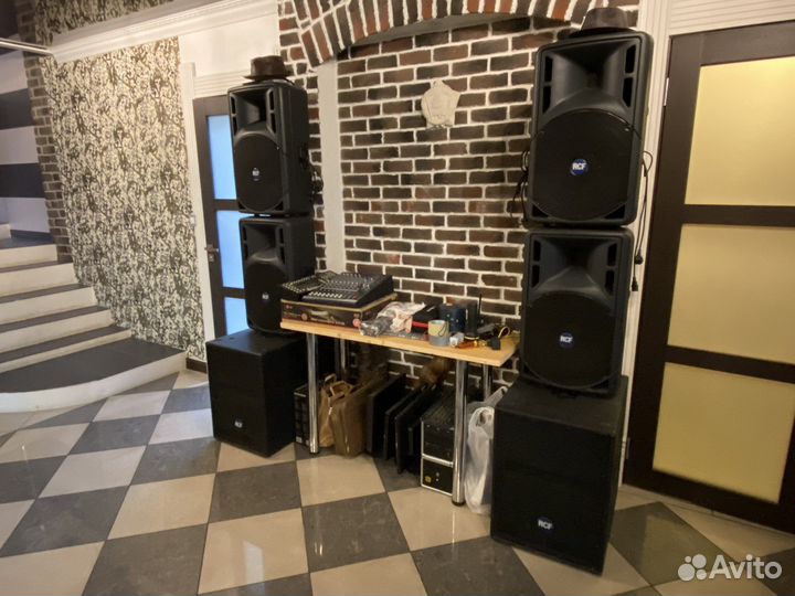 Активные колонки RCF, комрлект 2.5квт