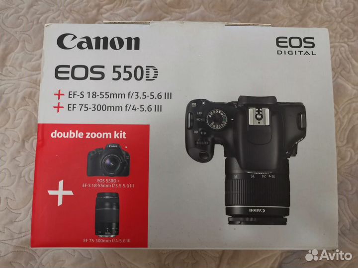 Canon 550D double zoom kit