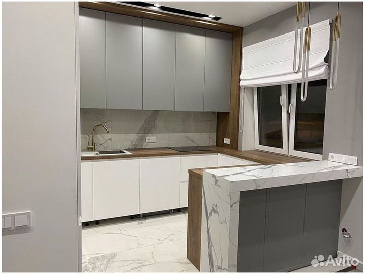 Кухонный гарнитур прямой