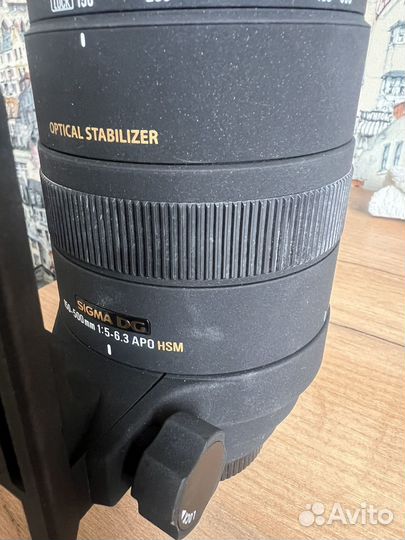 Объектив sigma DG 150-500 1:5-6.3 HMS