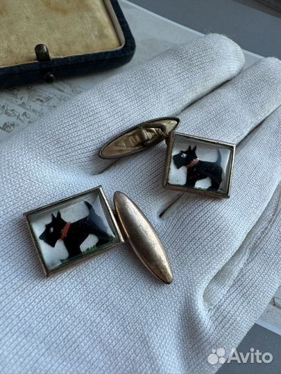 Антикварные запонки 