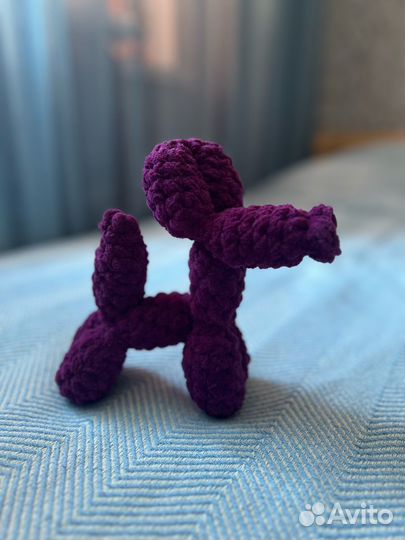 Вязаная игрушка Собака