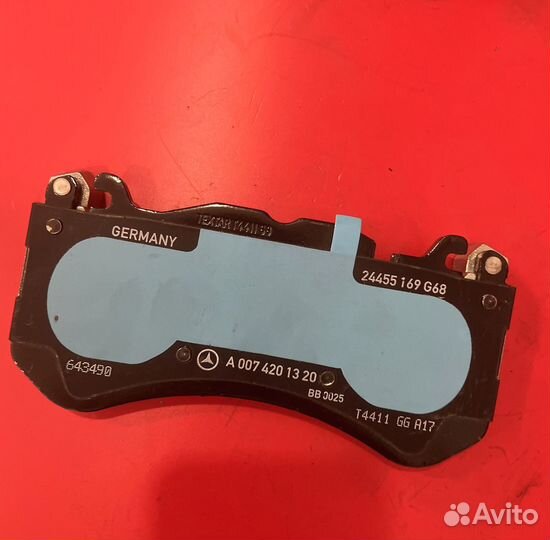 Колодки тормозные Mercedes GLE43 GLE500