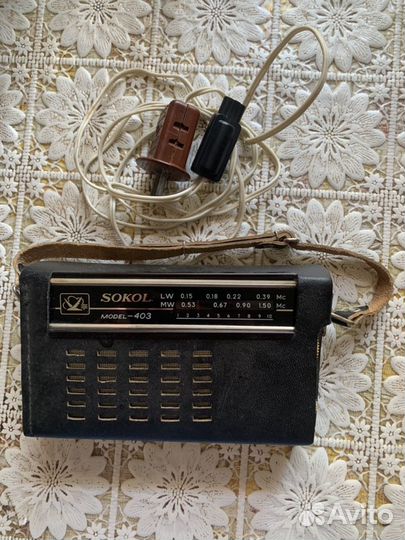 Радиоприемник Сокол 403 1980г олимпийский