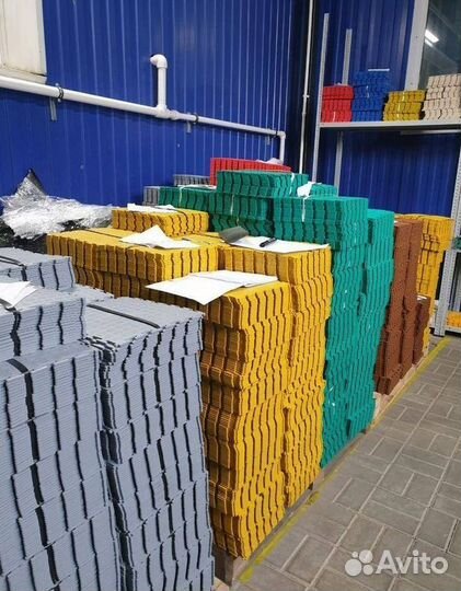 Модульная пвх плитка для склада