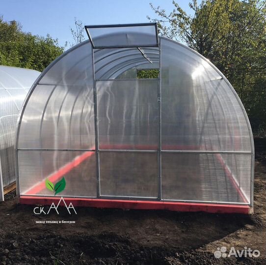 Арочная теплица из поликорбоната 