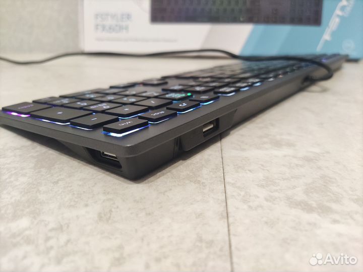 Клавиатура низкопрофильная A4Tech Fstyler FX60H