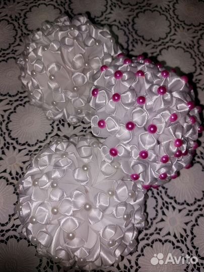 Бант пышный ручной работы