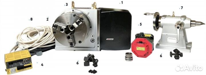 Поворотный стол чпу Detron CNC на фрезерный станок