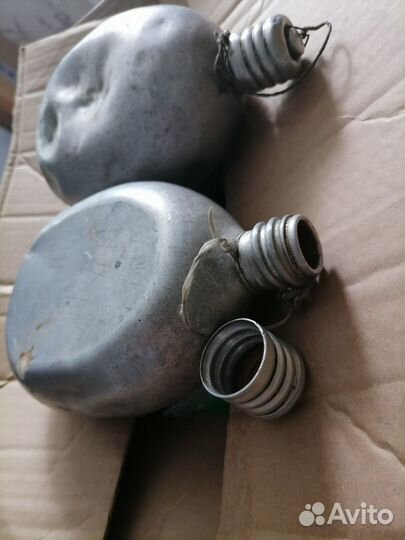 Фляжка металл советская