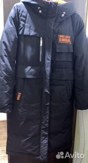 Пуховик зимний женский размер 46(М)
