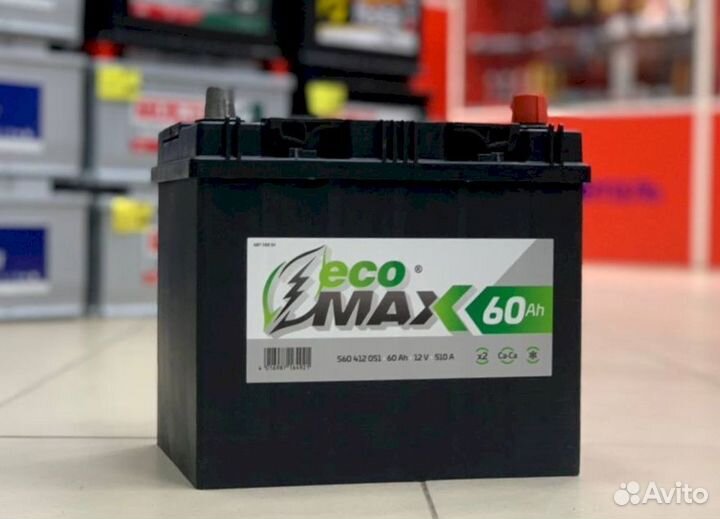 Аккумулятор новый с гарантией ECO MAX 60 Ач