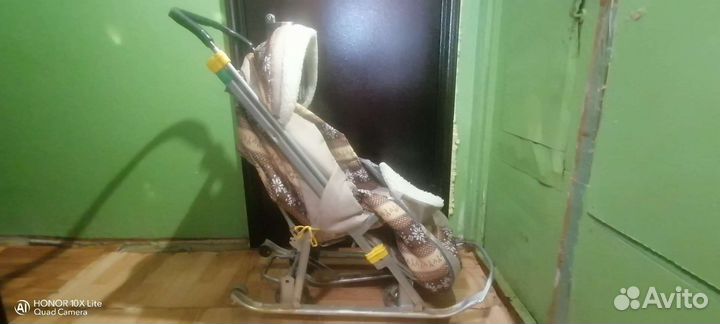 Детские санки коляска бу