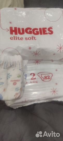 Подгузники Huggies elite soft 2