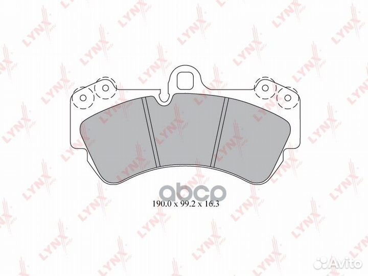 Колодки тормозные дисковые перед BD8005 LYN