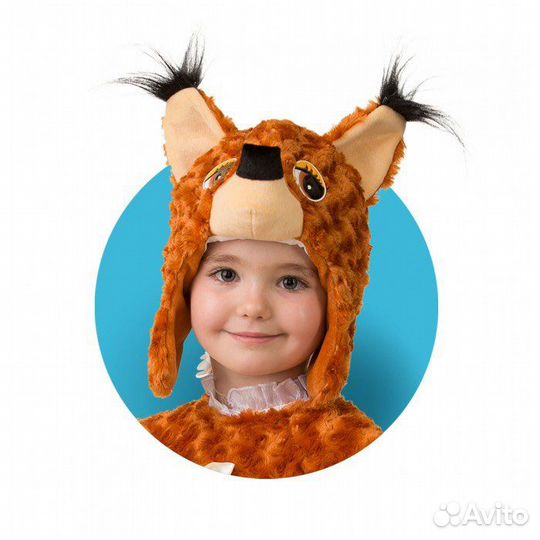 Костюм карнавальный белка 104-110