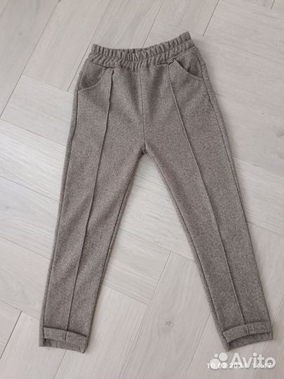 Теплые брюки для девочки, р. 160