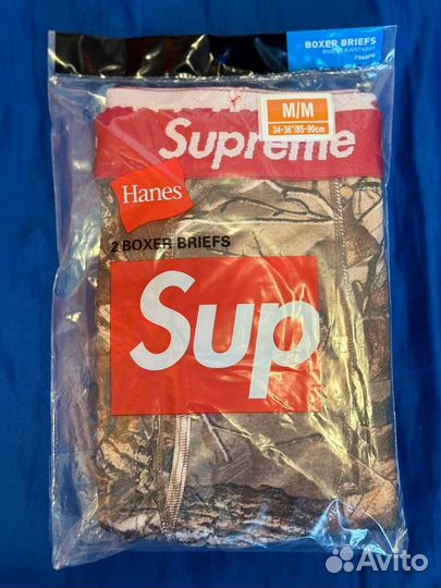 Трусы supreme hanes боксеры оригинал