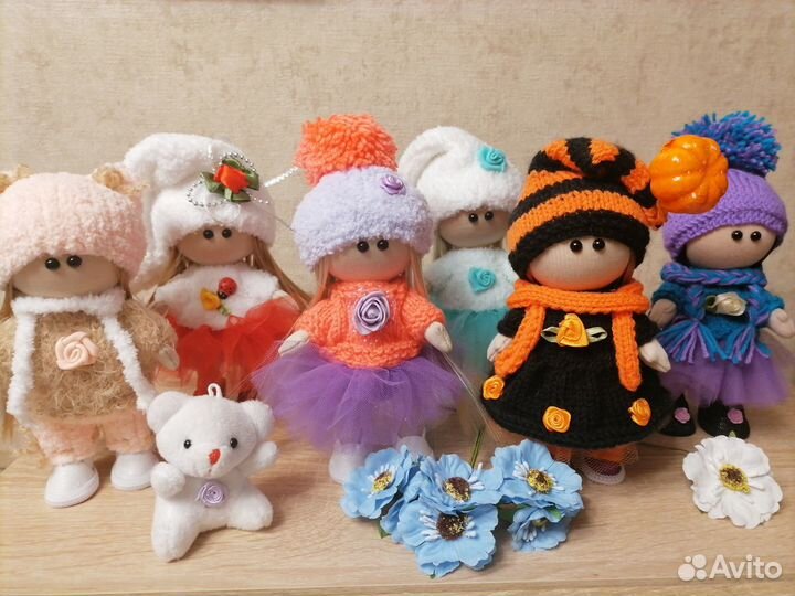 Текстильные куклы ручной работы