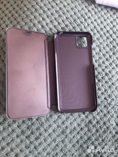 Зеркальный чехол книжка