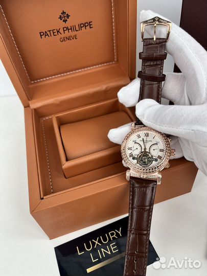 Patek Philippe коричневые механика