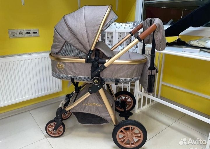Коляска 2 в 1 новая Luxmom