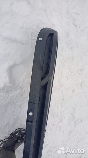 Юбка заднего бампера Skoda Rapid 2020