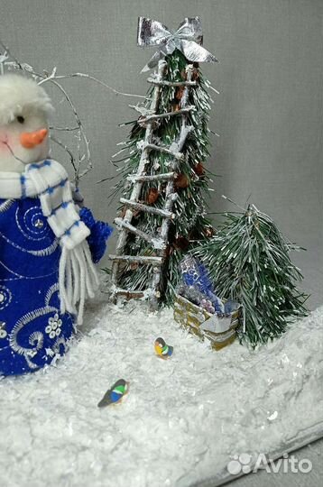 Новогодняя, зимняя поделка своими руками