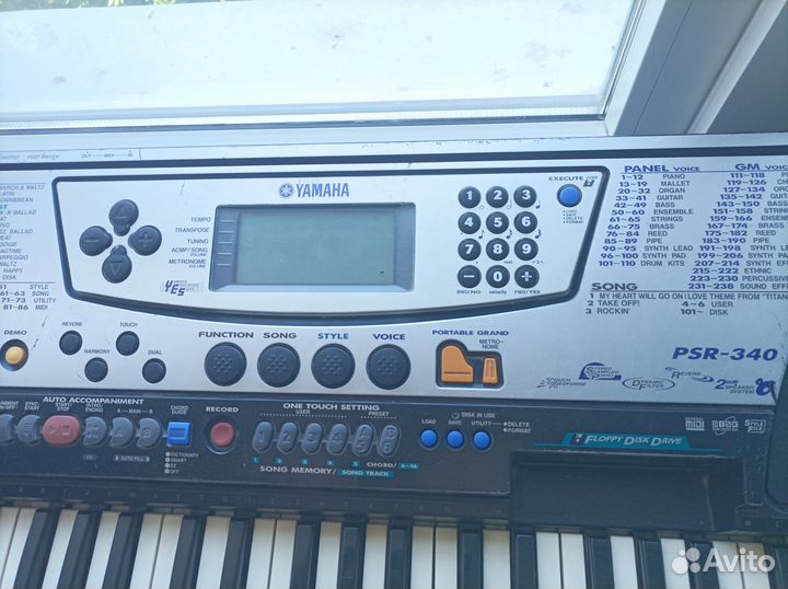 Синтезатор yamaha PSR-340