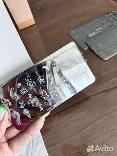 Пластины для стемпинга 4шт