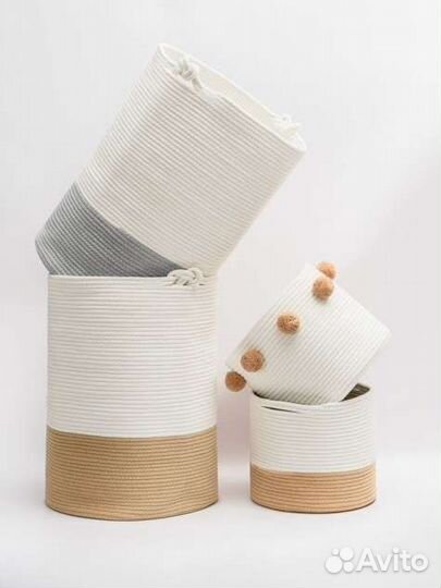 Корзина плетеная большая