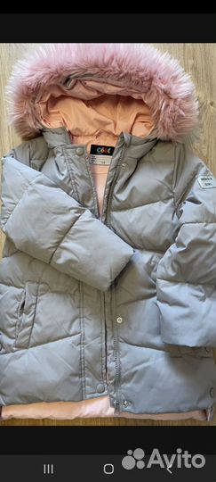 Зимний костюм для девочки 122