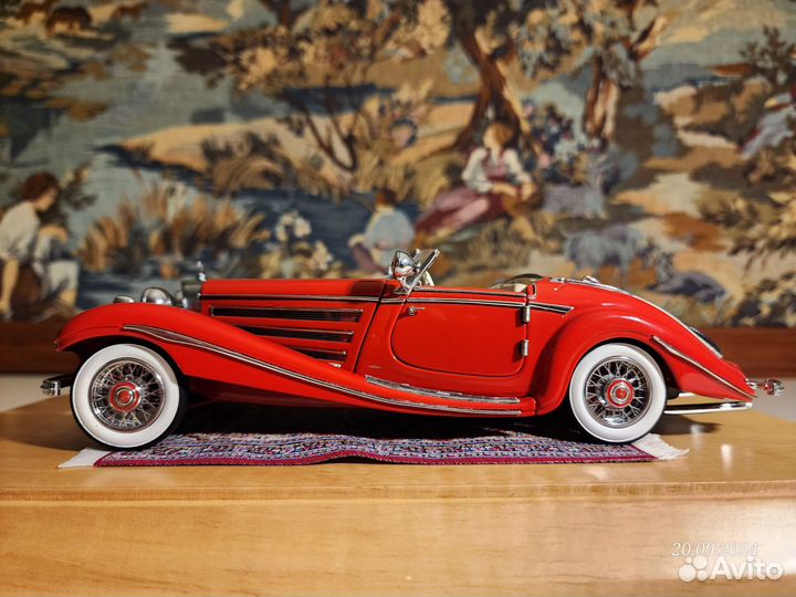 CMC 1:24 Mercedes-Benz 500k Spezialroadster 1936