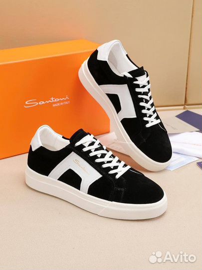 Кеды Santoni Черные