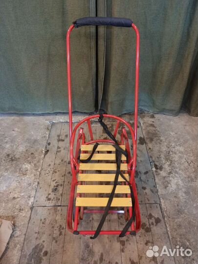 Детские санки с колесами